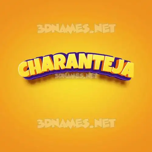 charanteja in Orange Toon style - 3D name wallpaper charanteja in Orange Toon style - 3D name wallpaper