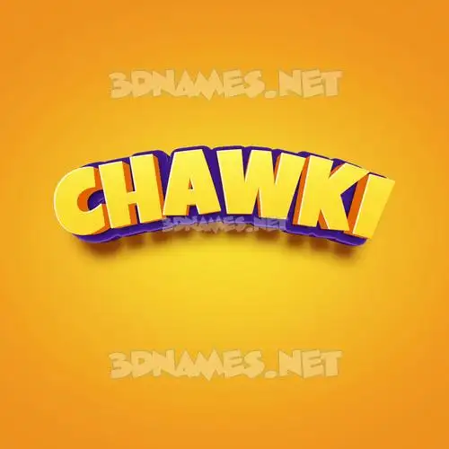 chawki in Orange Toon style - 3D name wallpaper chawki in Orange Toon style - 3D name wallpaper