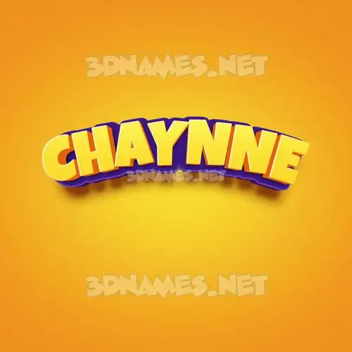 chaynne in Orange Toon style - 3D name wallpaper chaynne in Orange Toon style - 3D name wallpaper