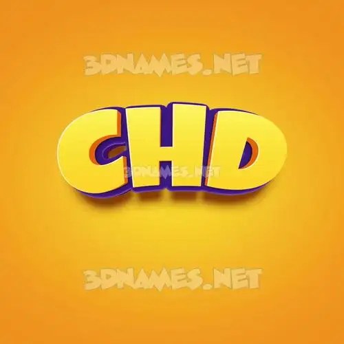 chd in Orange Toon style - 3D name wallpaper chd in Orange Toon style - 3D name wallpaper