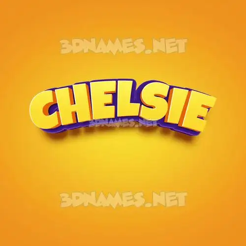 chelsie in Orange Toon style - 3D name wallpaper chelsie in Orange Toon style - 3D name wallpaper