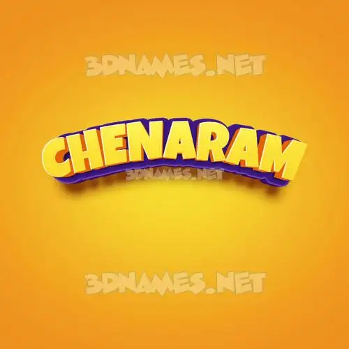 chenaram in Orange Toon style - 3D name wallpaper chenaram in Orange Toon style - 3D name wallpaper