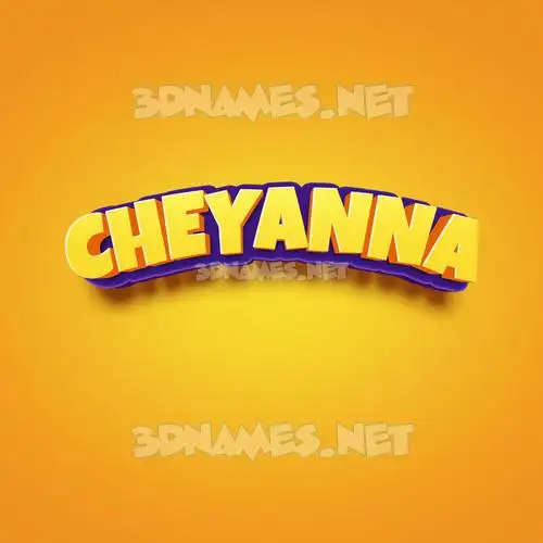 cheyanna in Orange Toon style - 3D name wallpaper cheyanna in Orange Toon style - 3D name wallpaper