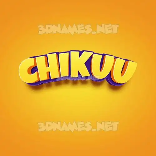 chikuu in Orange Toon style - 3D name wallpaper chikuu in Orange Toon style - 3D name wallpaper