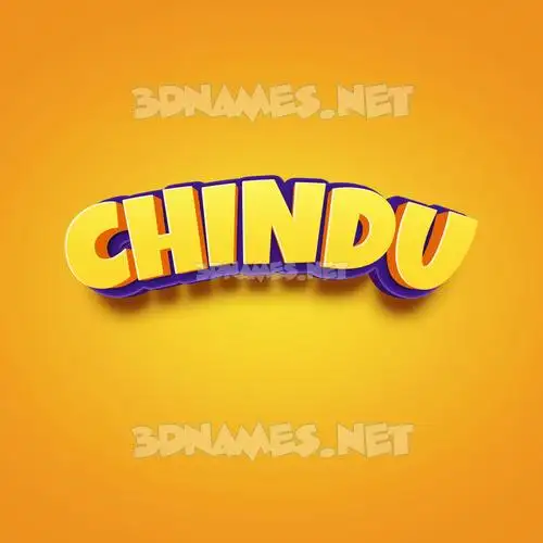 chindu in Orange Toon style - 3D name wallpaper chindu in Orange Toon style - 3D name wallpaper