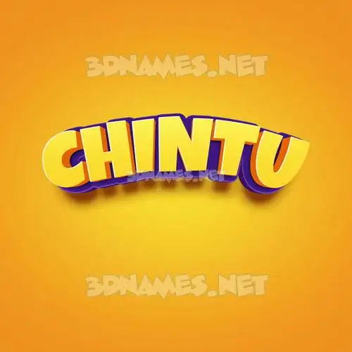 chintu in Orange Toon style - 3D name wallpaper chintu in Orange Toon style - 3D name wallpaper