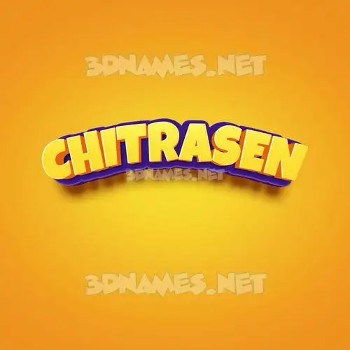 chitrasen in Orange Toon style - 3D name wallpaper chitrasen in Orange Toon style - 3D name wallpaper