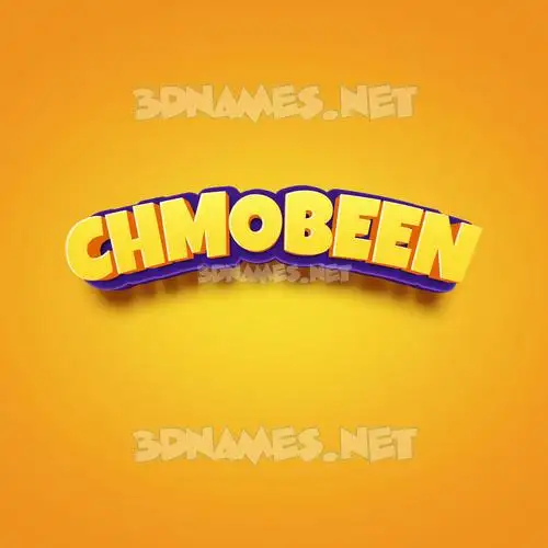 chmobeen in Orange Toon style - 3D name wallpaper chmobeen in Orange Toon style - 3D name wallpaper