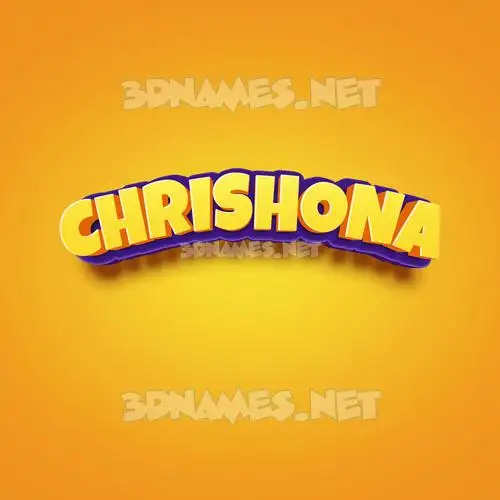 chrishona in Orange Toon style - 3D name wallpaper chrishona in Orange Toon style - 3D name wallpaper
