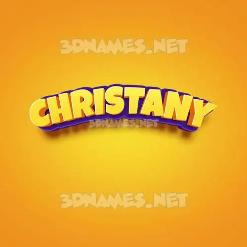 christany in Orange Toon style - 3D name wallpaper christany in Orange Toon style - 3D name wallpaper