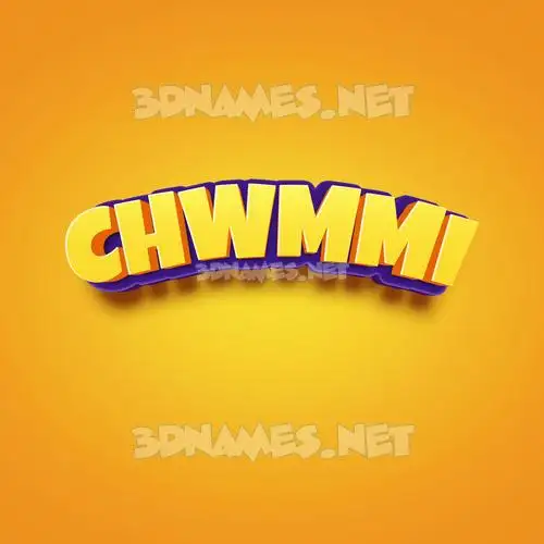 chwmmi in Orange Toon style - 3D name wallpaper chwmmi in Orange Toon style - 3D name wallpaper