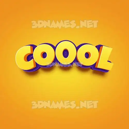 co0ol in Orange Toon style - 3D name wallpaper co0ol in Orange Toon style - 3D name wallpaper