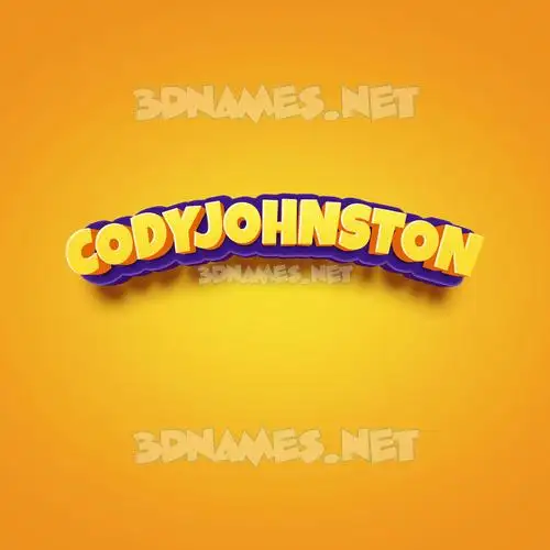 codyjohnston in Orange Toon style - 3D name wallpaper codyjohnston in Orange Toon style - 3D name wallpaper