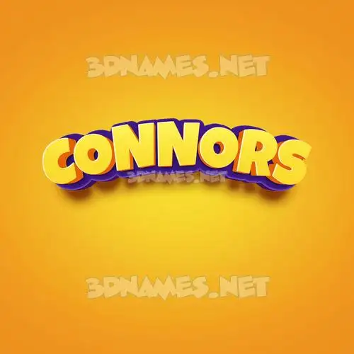 connors in Orange Toon style - 3D name wallpaper connors in Orange Toon style - 3D name wallpaper