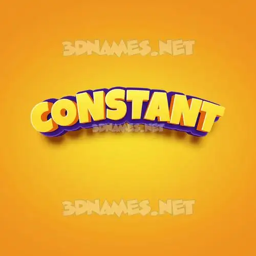 constant in Orange Toon style - 3D name wallpaper constant in Orange Toon style - 3D name wallpaper