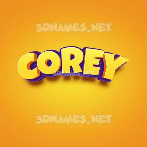 corey in Orange Toon style - 3D name wallpaper corey in Orange Toon style - 3D name wallpaper