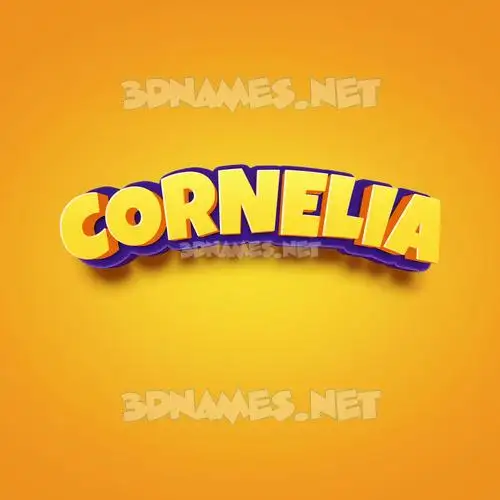 cornelia in Orange Toon style - 3D name wallpaper cornelia in Orange Toon style - 3D name wallpaper