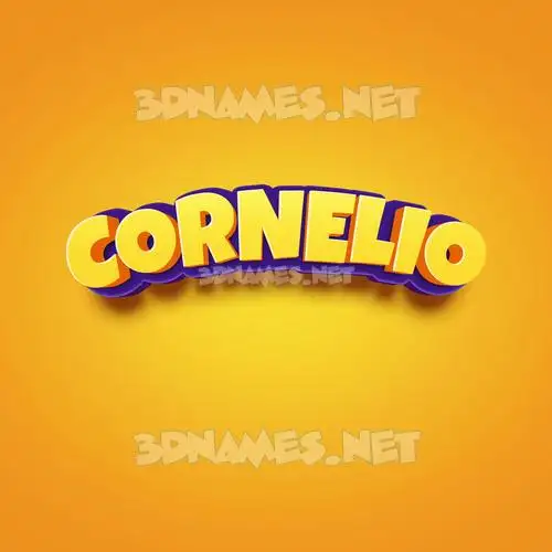 cornelio in Orange Toon style - 3D name wallpaper cornelio in Orange Toon style - 3D name wallpaper