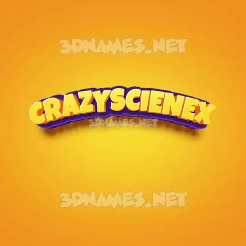crazyscienex in Orange Toon style - 3D name wallpaper crazyscienex in Orange Toon style - 3D name wallpaper