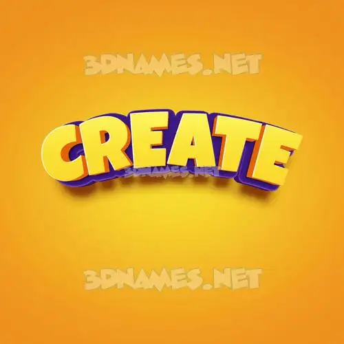 create in Orange Toon style - 3D name wallpaper create in Orange Toon style - 3D name wallpaper