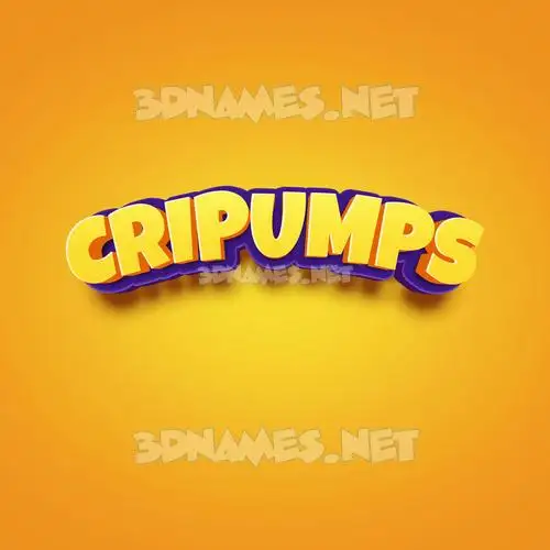 cripumps in Orange Toon style - 3D name wallpaper cripumps in Orange Toon style - 3D name wallpaper