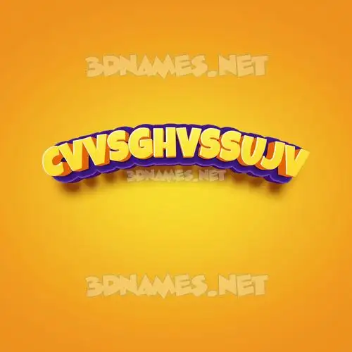 cvvsghvssujv in Orange Toon style - 3D name wallpaper cvvsghvssujv in Orange Toon style - 3D name wallpaper