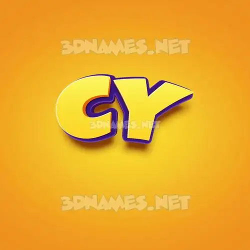 cy in Orange Toon style - 3D name wallpaper cy in Orange Toon style - 3D name wallpaper