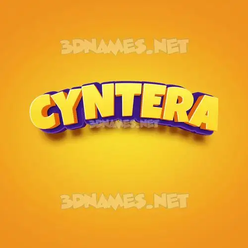 cyntera in Orange Toon style - 3D name wallpaper cyntera in Orange Toon style - 3D name wallpaper