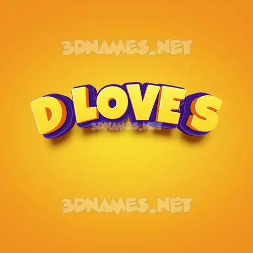 d love s in Orange Toon style - 3D name wallpaper d love s in Orange Toon style - 3D name wallpaper