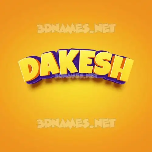 dakesh in Orange Toon style - 3D name wallpaper dakesh in Orange Toon style - 3D name wallpaper