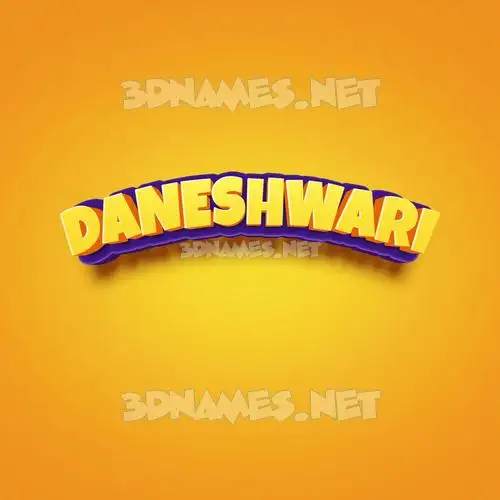 daneshwari in Orange Toon style - 3D name wallpaper daneshwari in Orange Toon style - 3D name wallpaper