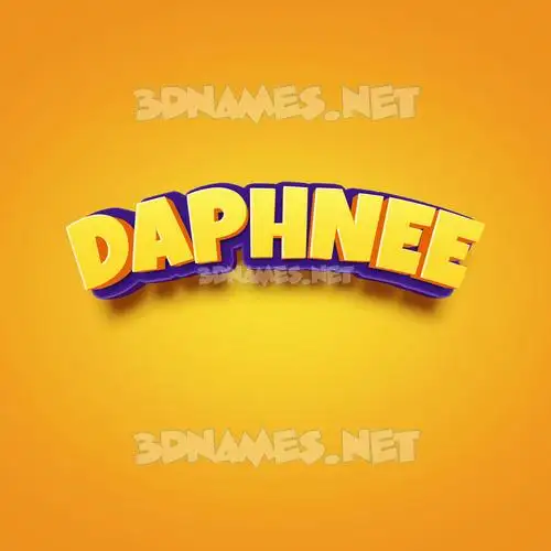 daphnee in Orange Toon style - 3D name wallpaper daphnee in Orange Toon style - 3D name wallpaper