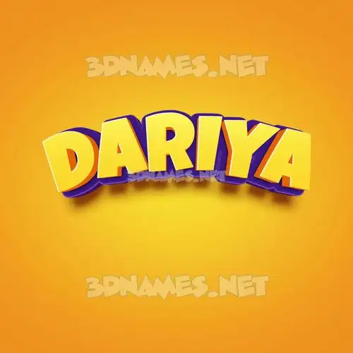 dariya in Orange Toon style - 3D name wallpaper dariya in Orange Toon style - 3D name wallpaper