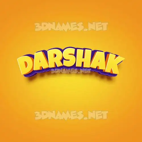 darshak in Orange Toon style - 3D name wallpaper darshak in Orange Toon style - 3D name wallpaper