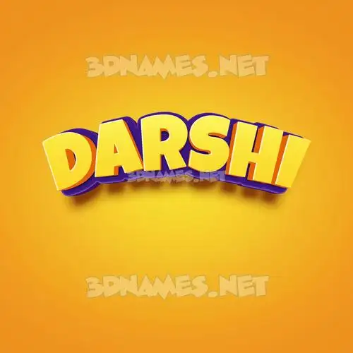 darshi in Orange Toon style - 3D name wallpaper darshi in Orange Toon style - 3D name wallpaper