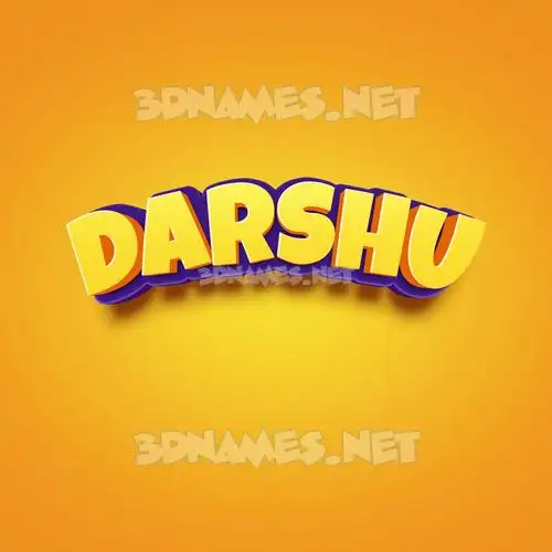 darshu in Orange Toon style - 3D name wallpaper darshu in Orange Toon style - 3D name wallpaper