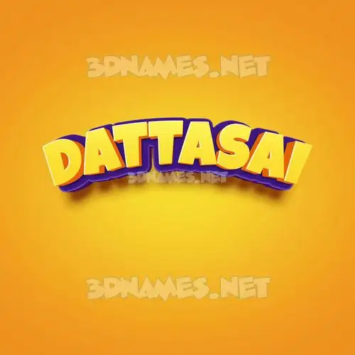 dattasai in Orange Toon style - 3D name wallpaper dattasai in Orange Toon style - 3D name wallpaper
