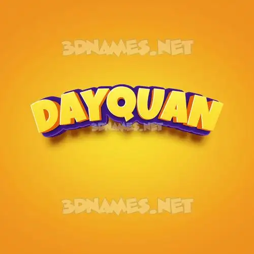 dayquan in Orange Toon style - 3D name wallpaper dayquan in Orange Toon style - 3D name wallpaper