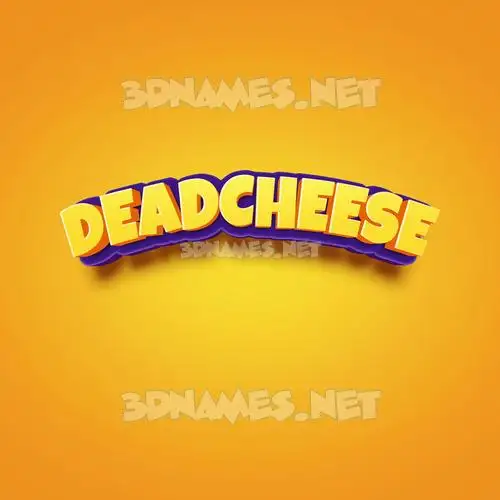deadcheese in Orange Toon style - 3D name wallpaper deadcheese in Orange Toon style - 3D name wallpaper