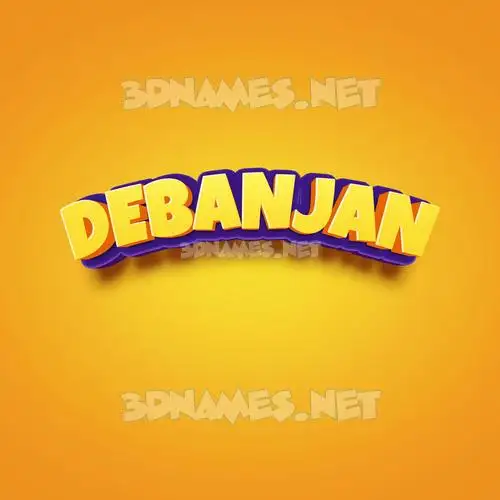 debanjan in Orange Toon style - 3D name wallpaper debanjan in Orange Toon style - 3D name wallpaper