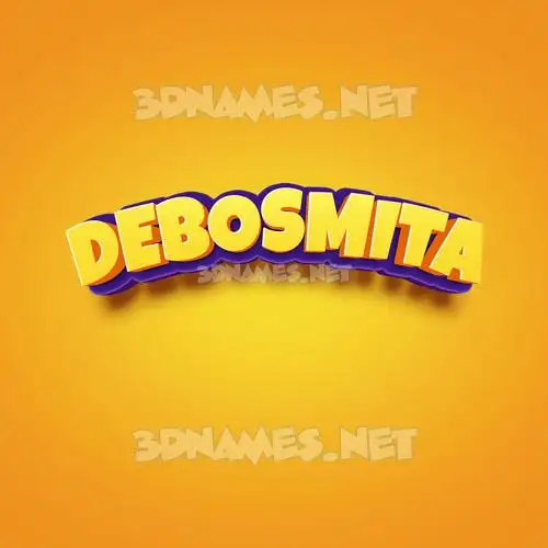 debosmita in Orange Toon style - 3D name wallpaper debosmita in Orange Toon style - 3D name wallpaper