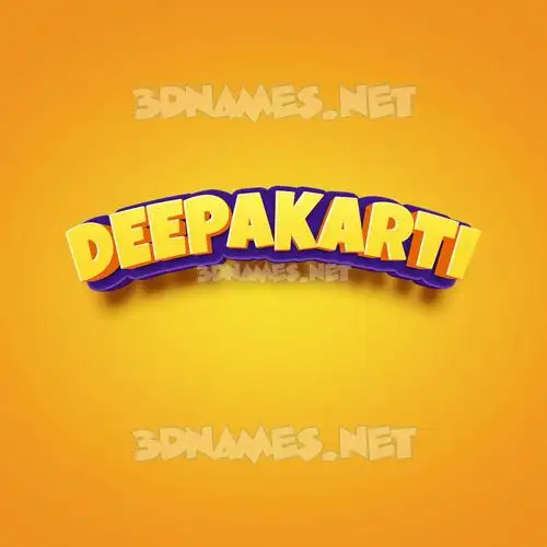 deepakarti in Orange Toon style - 3D name wallpaper deepakarti in Orange Toon style - 3D name wallpaper