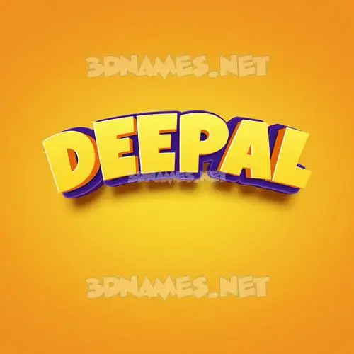 deepal in Orange Toon style - 3D name wallpaper deepal in Orange Toon style - 3D name wallpaper
