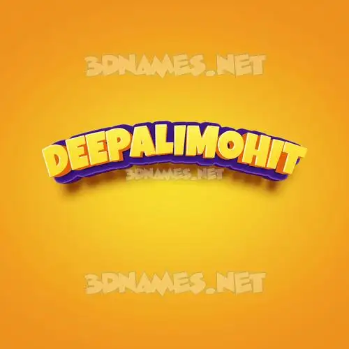 deepalimohit in Orange Toon style - 3D name wallpaper deepalimohit in Orange Toon style - 3D name wallpaper