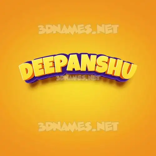 deepanshu in Orange Toon style - 3D name wallpaper deepanshu in Orange Toon style - 3D name wallpaper