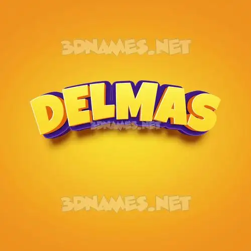 delmas in Orange Toon style - 3D name wallpaper delmas in Orange Toon style - 3D name wallpaper