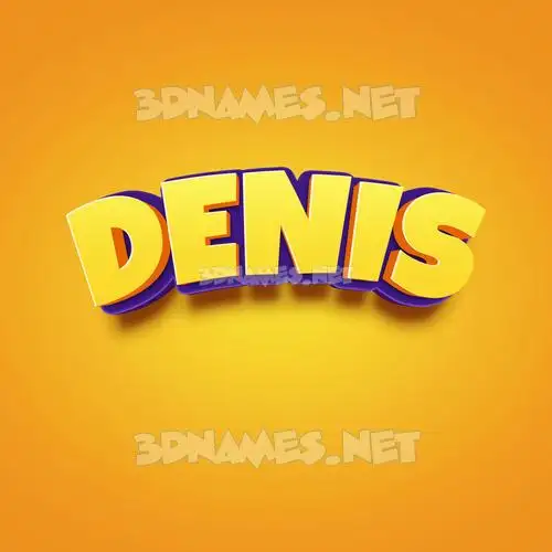 denis in Orange Toon style - 3D name wallpaper denis in Orange Toon style - 3D name wallpaper
