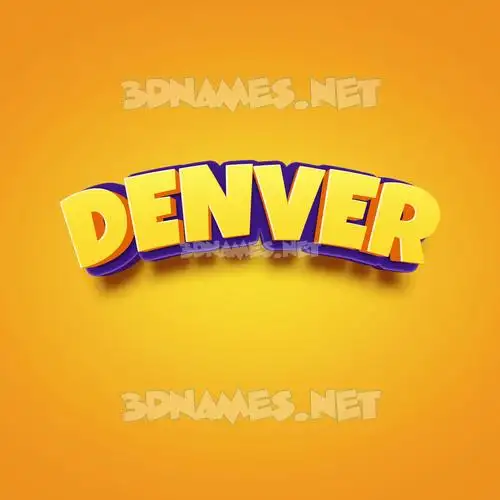 denver in Orange Toon style - 3D name wallpaper denver in Orange Toon style - 3D name wallpaper