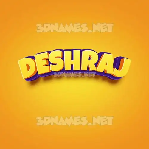 deshraj in Orange Toon style - 3D name wallpaper deshraj in Orange Toon style - 3D name wallpaper