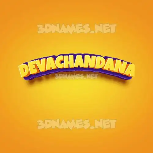 devachandana in Orange Toon style - 3D name wallpaper devachandana in Orange Toon style - 3D name wallpaper